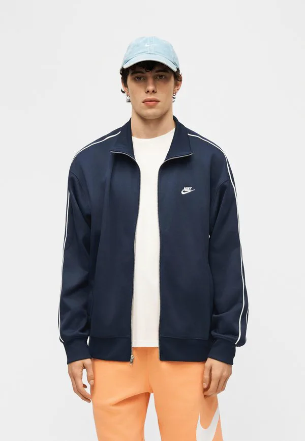 Куртка для клубных тренировок по легкой атлетике Nike Sportswear, Obsidian/White — фото 4