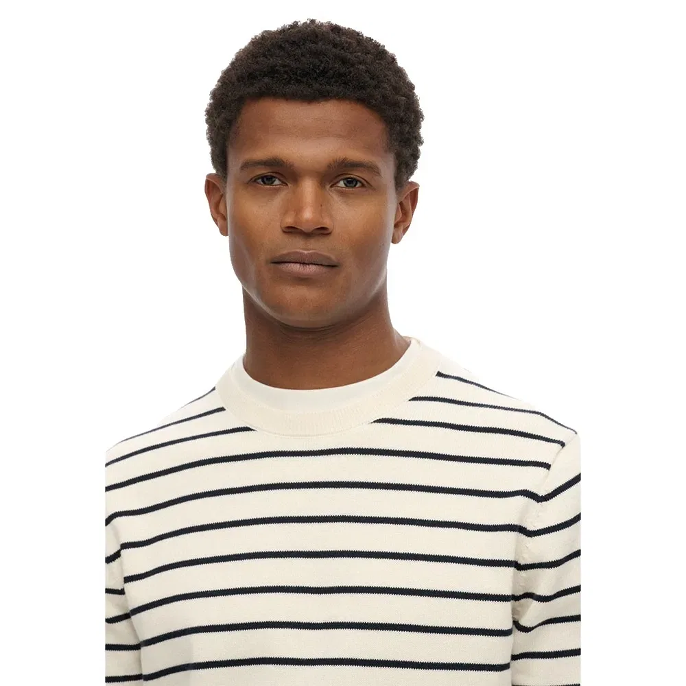 Свитер Merchant Breton Superdry, белый — фото 4