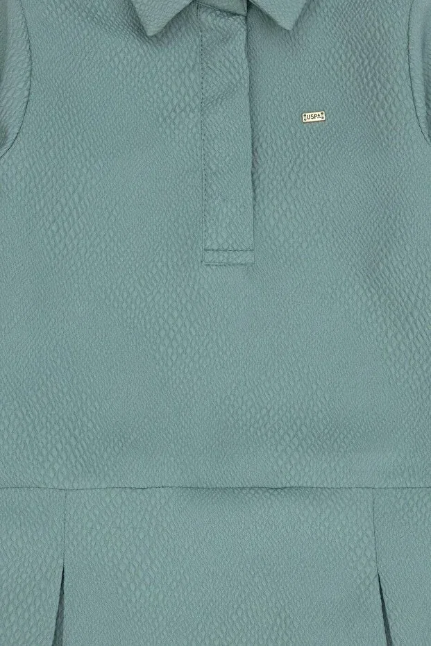 Детское платье для девочек с длинным рукавом Girl'S mint woven dress 50272711 -vr090 U.S. Polo Assn., 992423 — фото 4