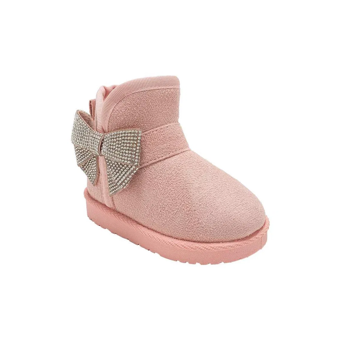 Детские ботинки для девочек с микрофиброй bebe, Blush