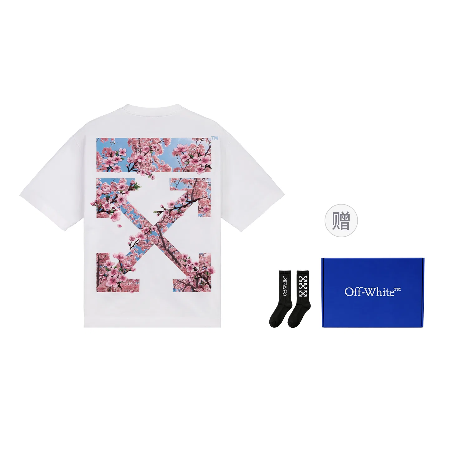 Футболки с коротким рукавом Off-White, унисекс, в подарочной упаковке
