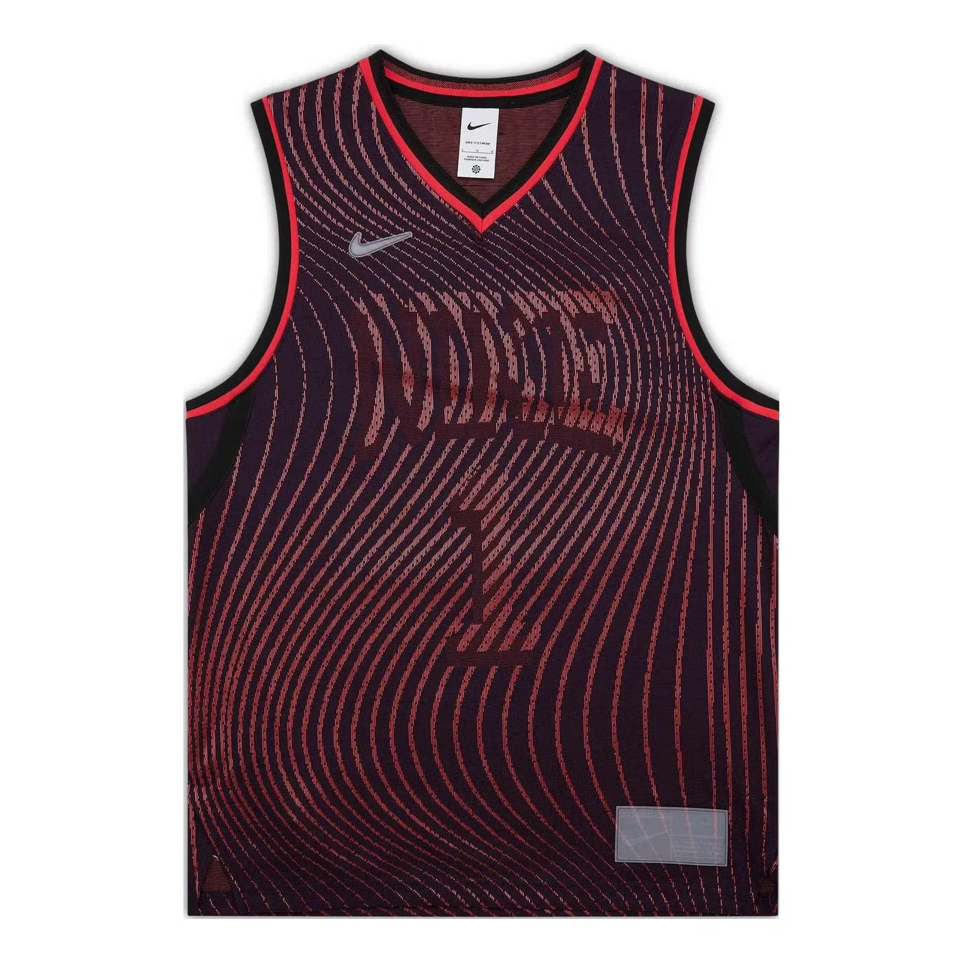 Футболка баскетбольная с принтом Dri-Fit Adv Innovation Nike, разноцветный