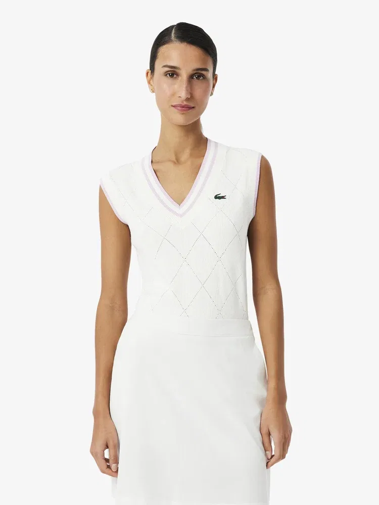 Жилет LACOSTE Agyle, Белый