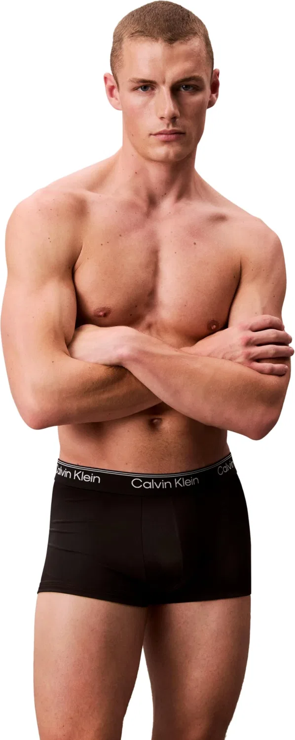 Мужские трусы-слипы с заниженной посадкой Calvin Klein, Black — фото 3