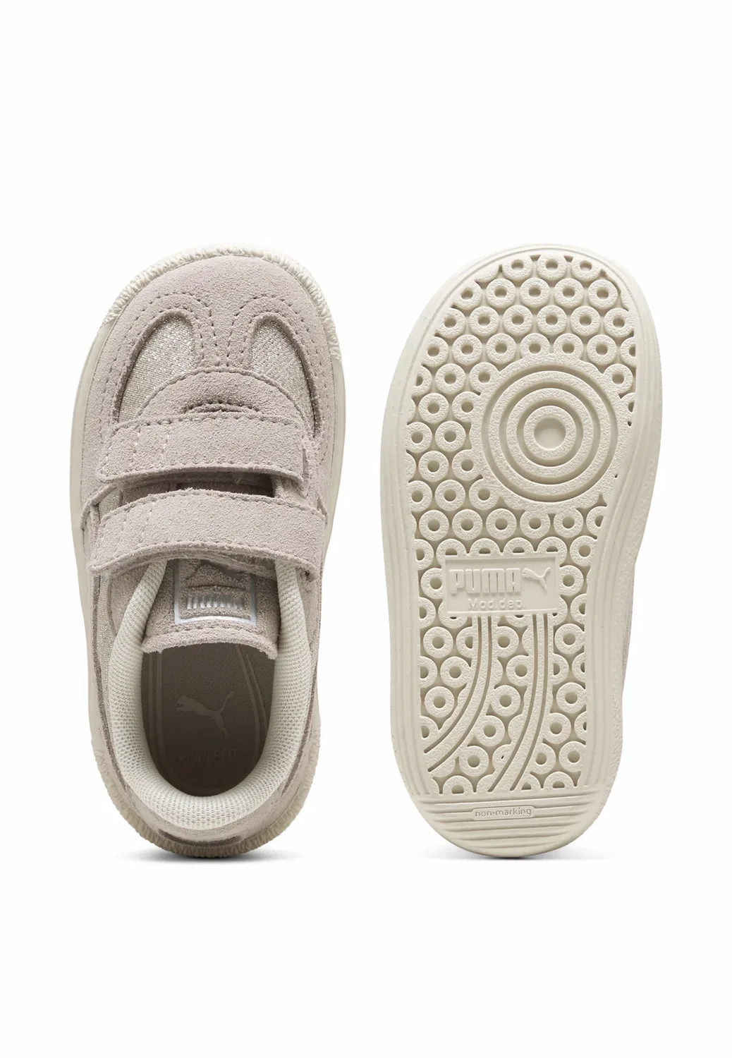 Кроссовки Palermo Let It Shine унисекс - детская обувь Puma, Alpine Snow Silver Fog — фото 3