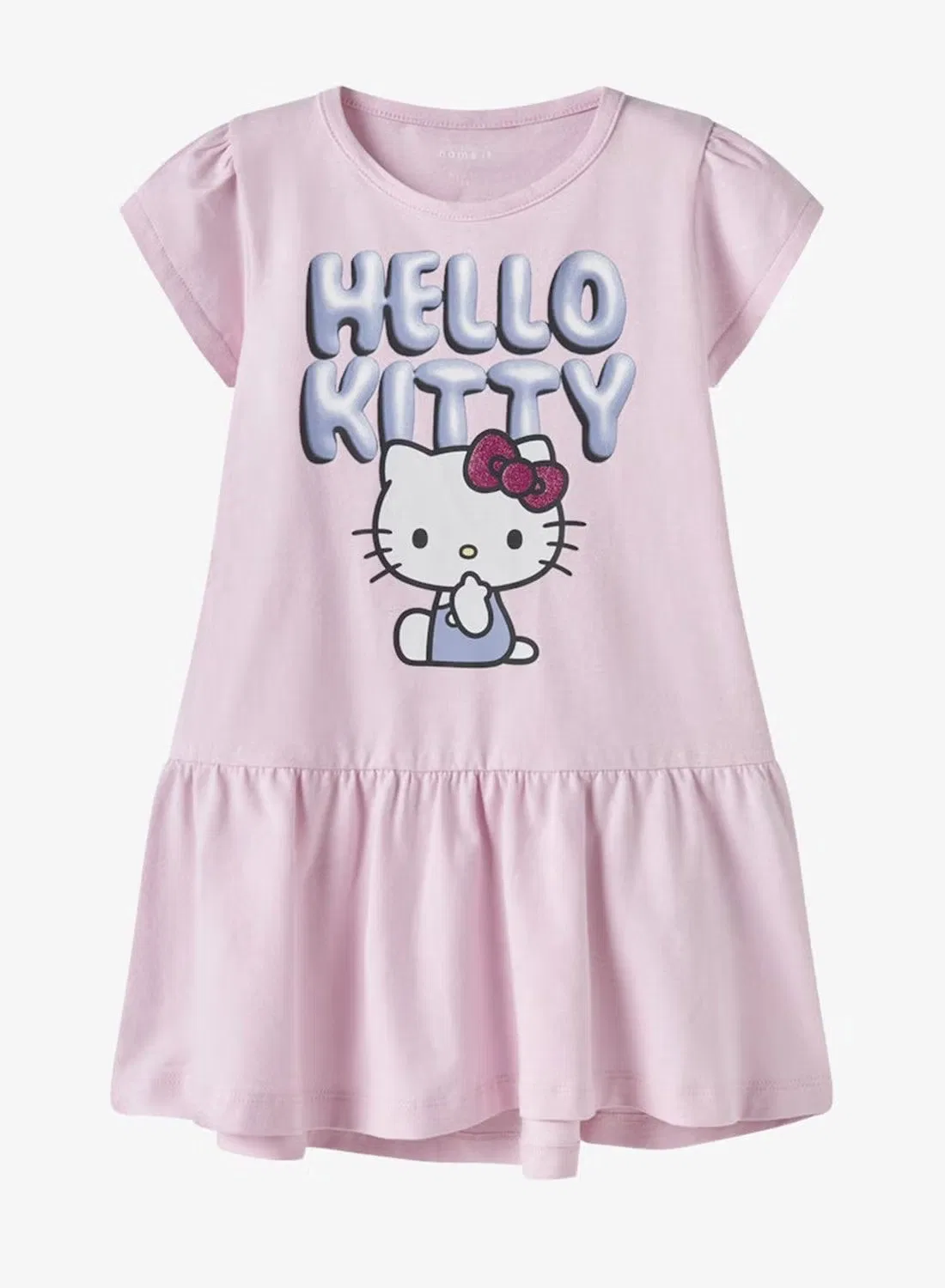 Платье с принтом Hello Kitty Name It, светло-розовый — фото 2