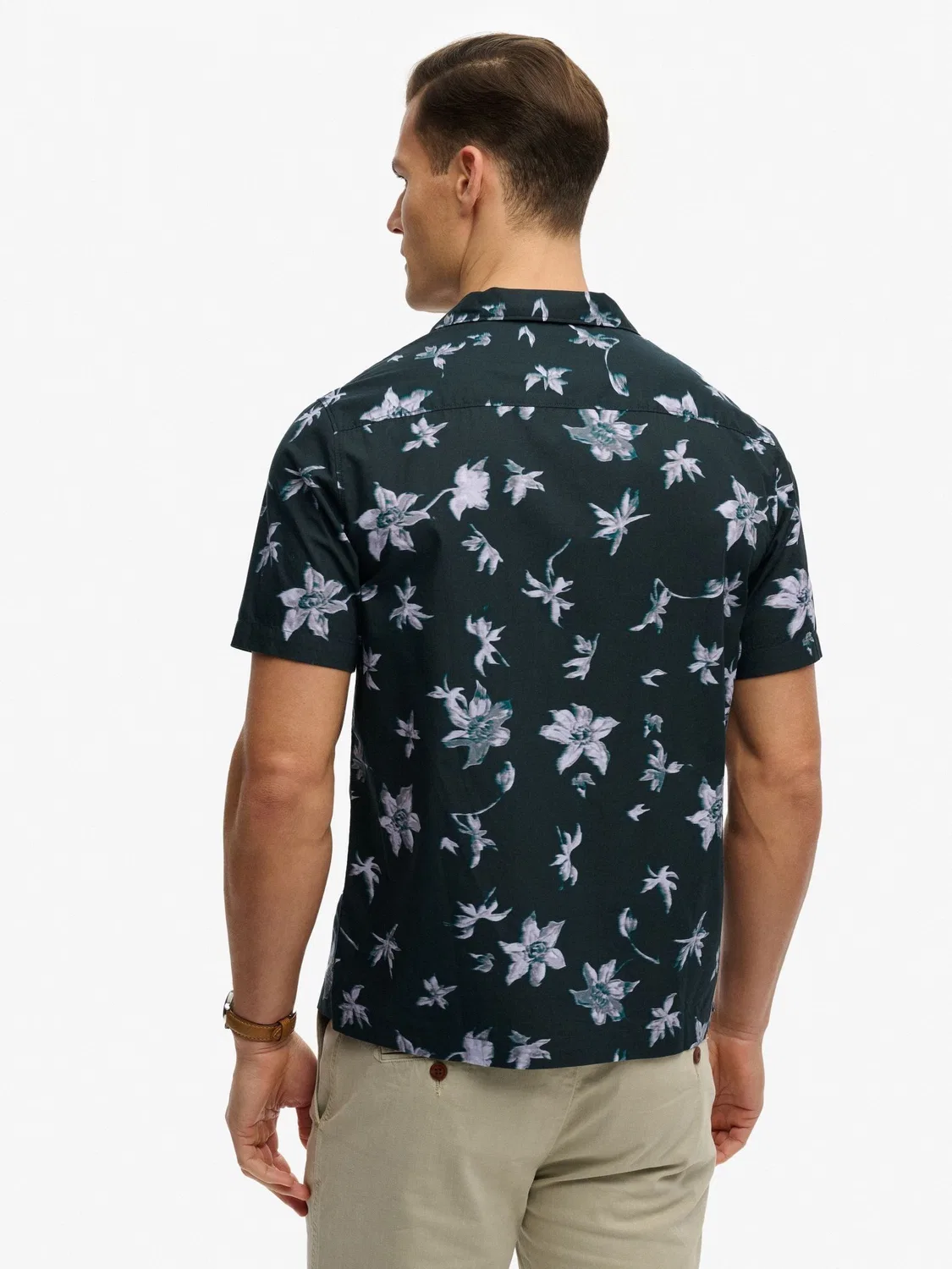 Рубашка с принтом Cabana Superdry, Синяя — фото 3