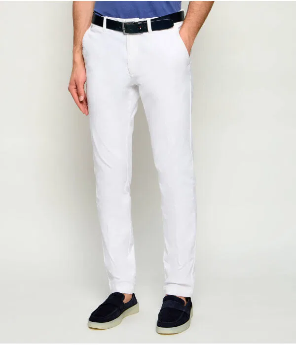Мужские чинос H-Kaiton1 Slim Fit от BOSS, белый