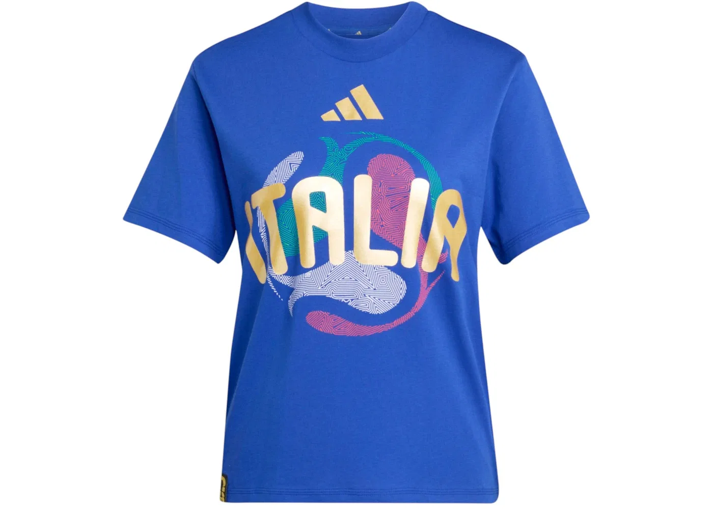 Женская футболка с принтом T-Shirt Adidas, Bold Blue