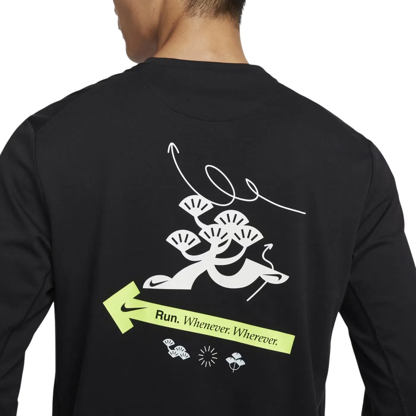 Футболка с принтом Nike Primary Dri-FIT, черный — фото 3