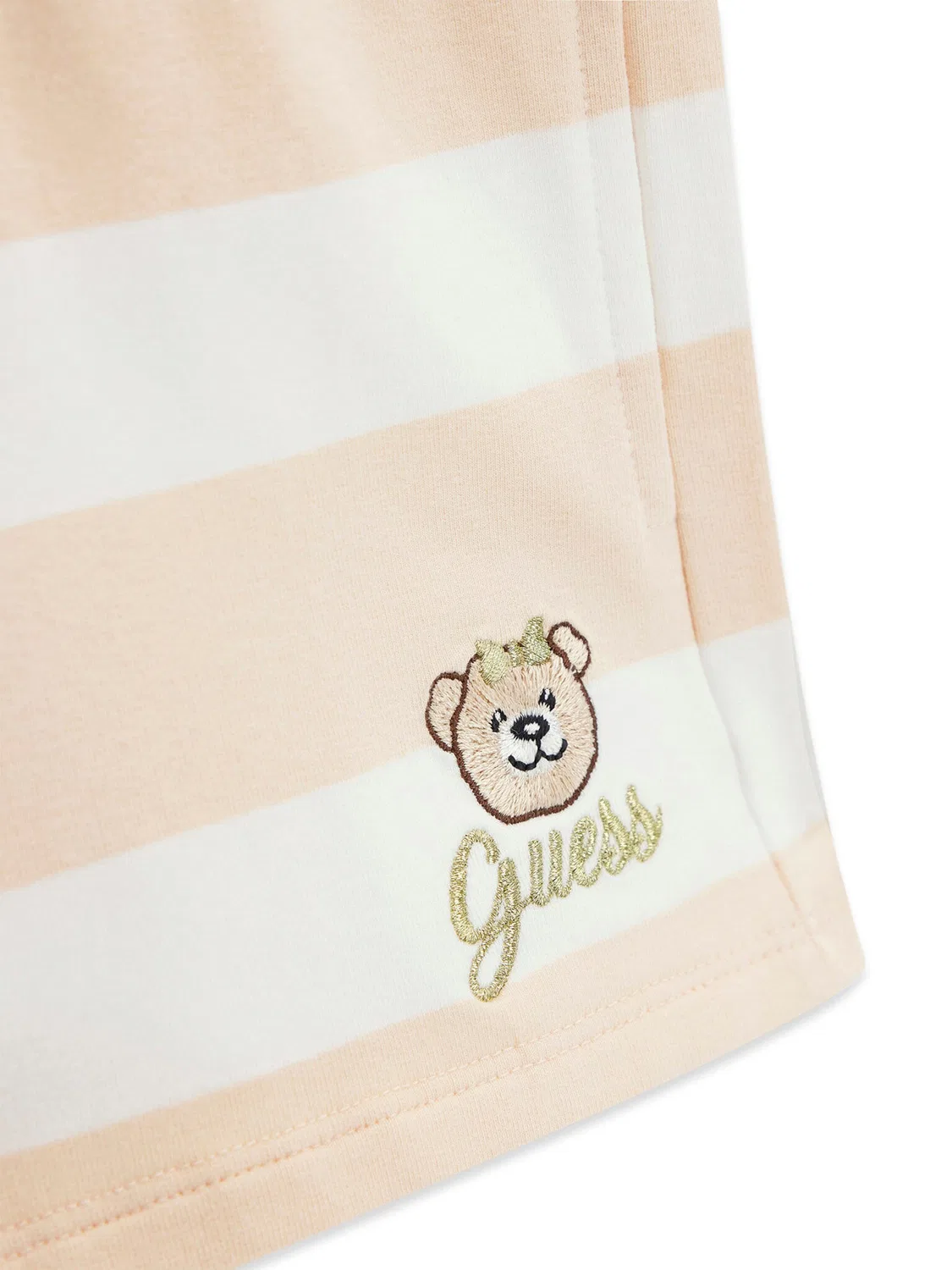 Спортивные шорты стандартного кроя для девочки Guess, светло-бежевый — фото 3