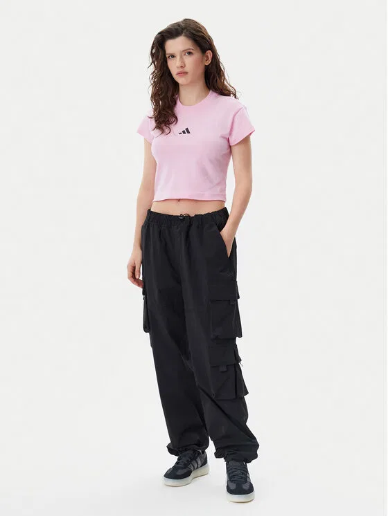 Футболка slim fit Future Icons Small Logo Baby Adidas, розовый — фото 2