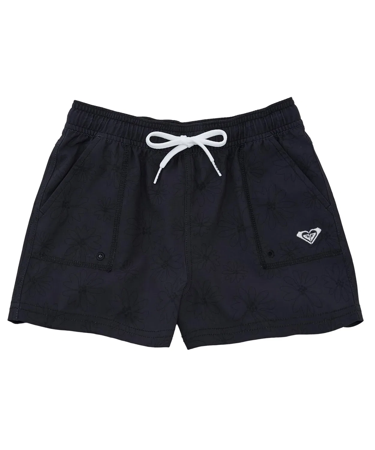 Детские плавки с цветочным принтом UV-защита ROXY MINI COASTLINE, Black