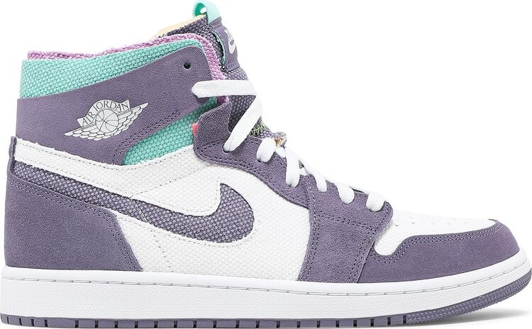 

Кроссовки Air Jordan 1 High Zoom Comfort Tropical Twist, белый