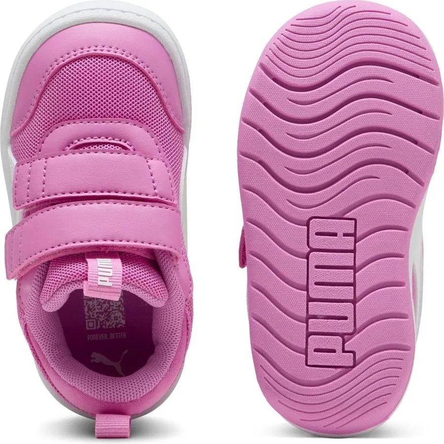 Кроссовки детские с сетчатым верхом Puma Multiflex 2 Mesh V Inf, Розовый — фото 3