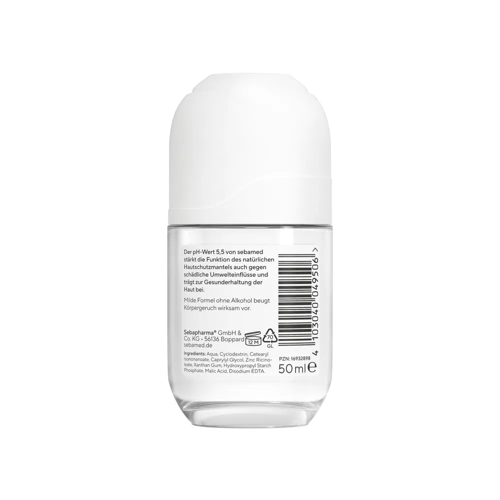 Роликовый дезодорант SEBAMED, без отдушки, 50 мл — фото 2
