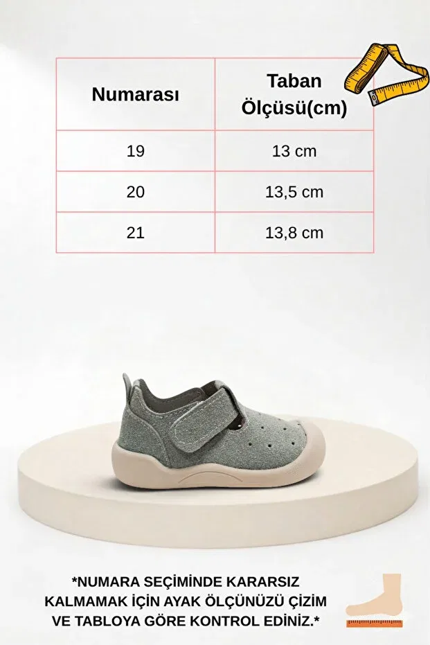 Детские ботинки для новорожденных с липучкой Zaby, Khaki — фото 3