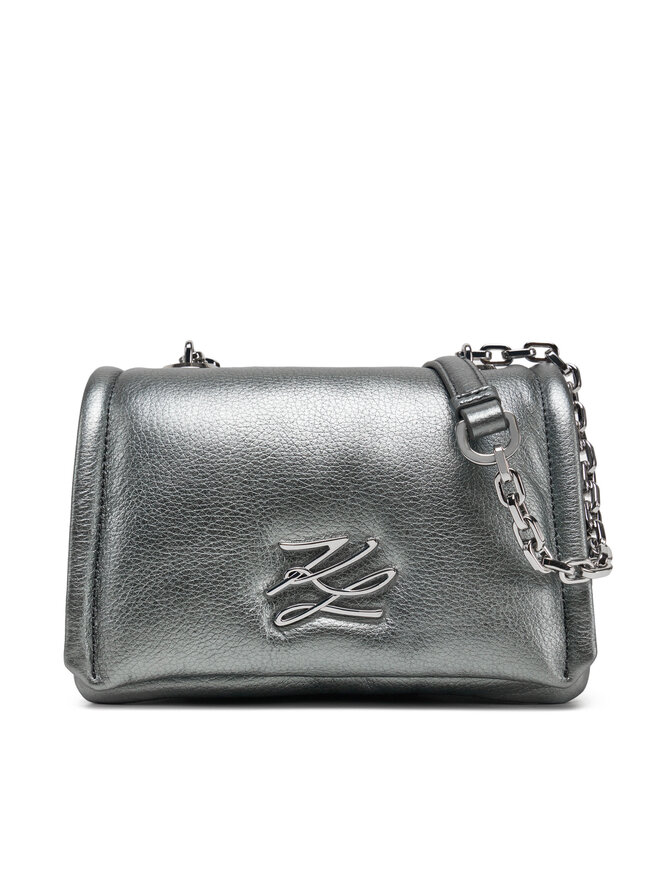 

Сумочка A1W30172 Karl Lagerfeld, серебряный, Серебристый, Сумочка A1W30172 Karl Lagerfeld, серебряный