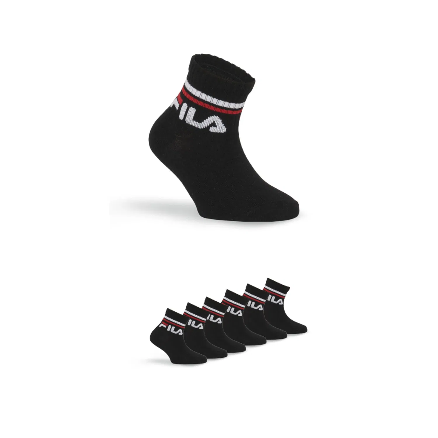 Детские спортивные носки Fila, Black