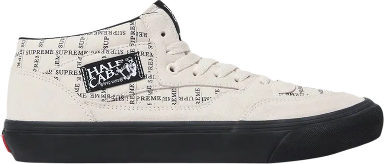 

Кеды Vans Supreme x Half Cab Pro 92 Off White, белый