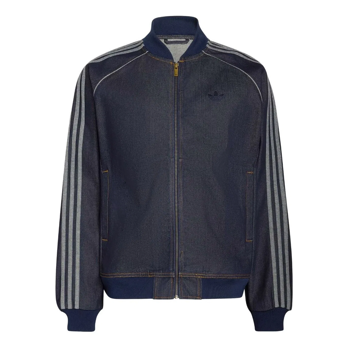 Мужская куртка SST Adicolor Denim Track Top Asia Sizing 'Indigo Denim' adidas, Indigo Denim
