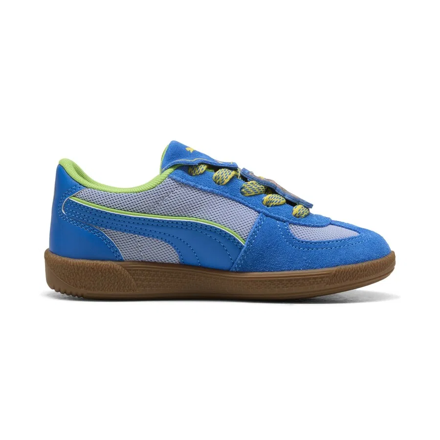 Кроссовки PUMA 'Puma x Paw Patrol Palermo' в королевском синем и светло-синем цветах — фото 4