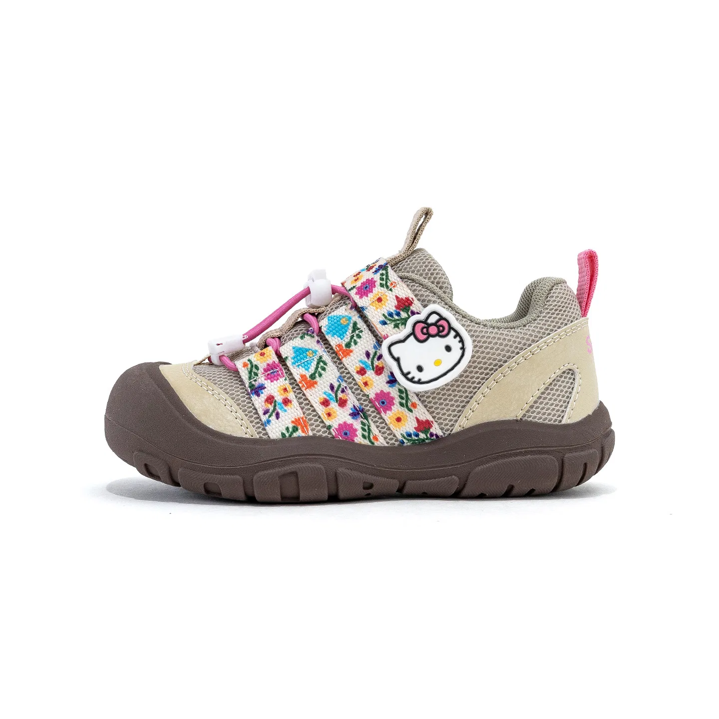 Детские уличные кроссовки Hello Kitty с принтом Sanrio, Light Brown