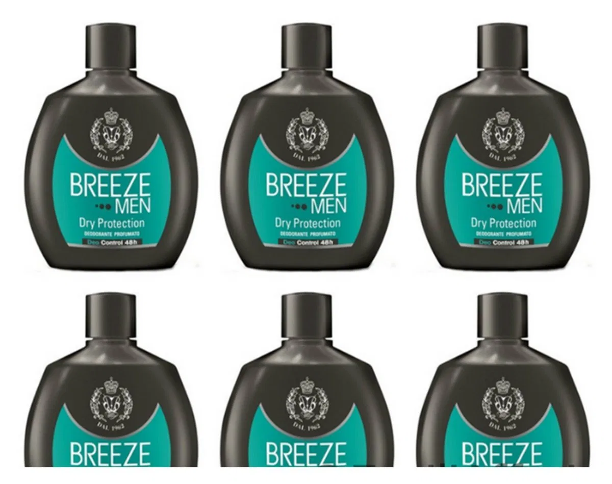 Дезодорант Breeze Men Dry Protection, набор 6 шт. по 100 мл