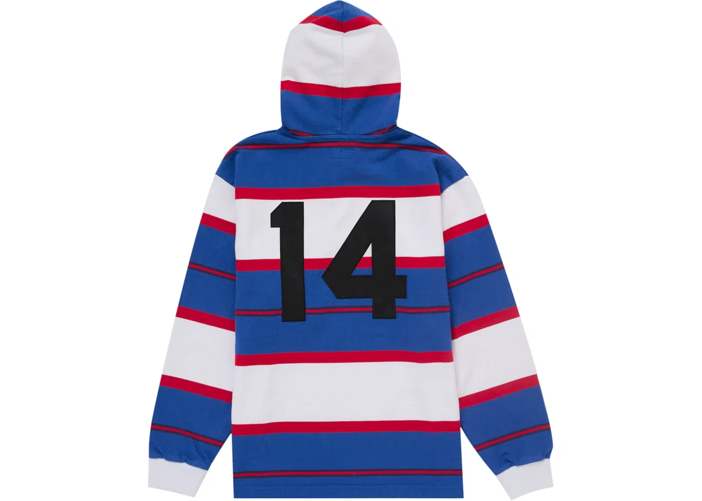 Мужская худи с капюшоном футбольная Supreme Rugby, Royal — фото 2