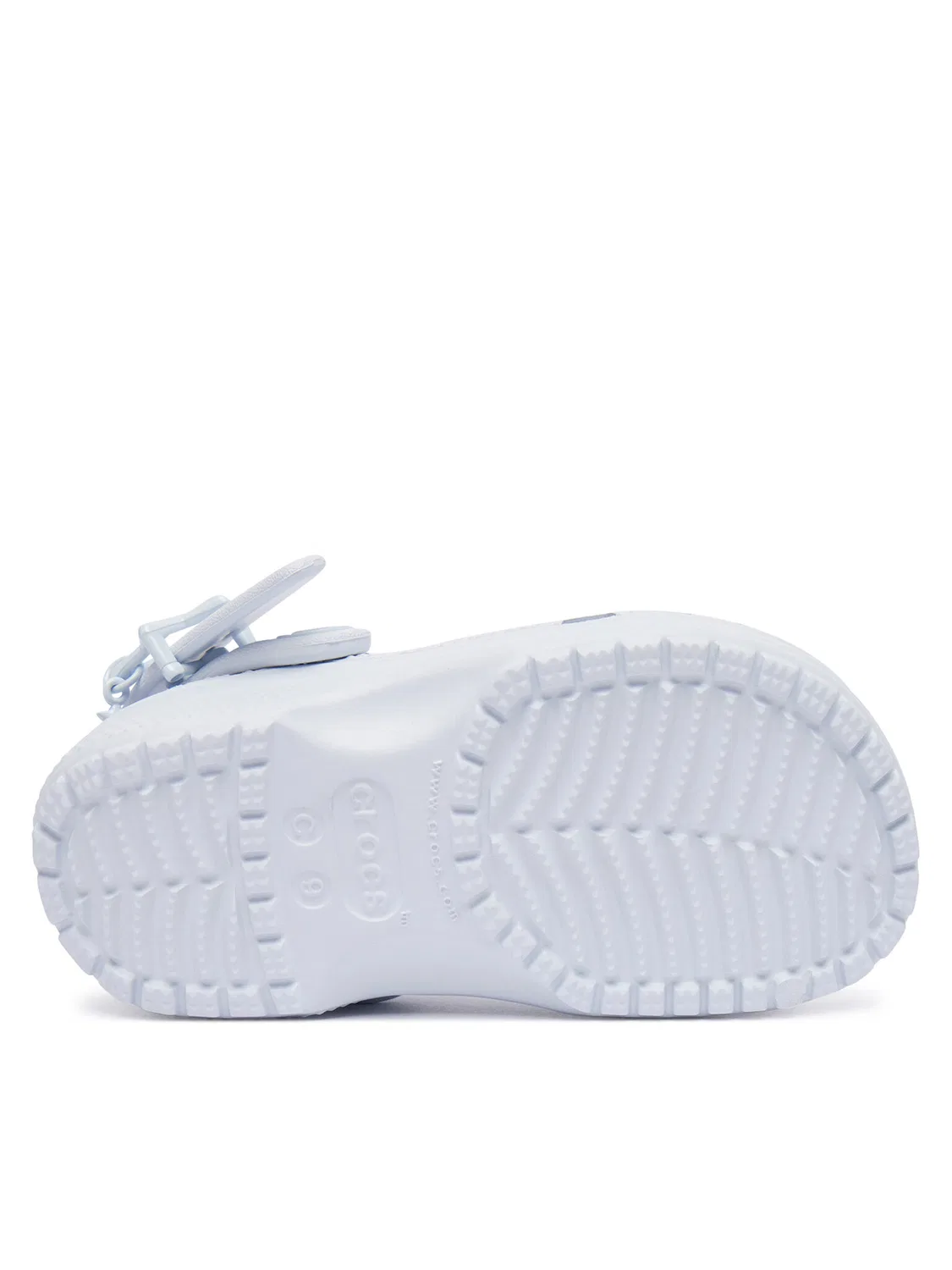 Шлепанцы для девочки Classic Star Buckle Clog Crocs, голубой — фото 4