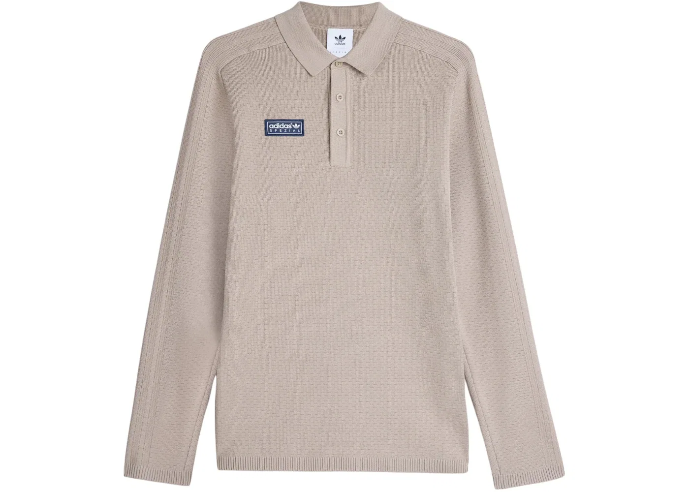 Мужское поло с длинным рукавом Adidas Polo, Blanch Cargo