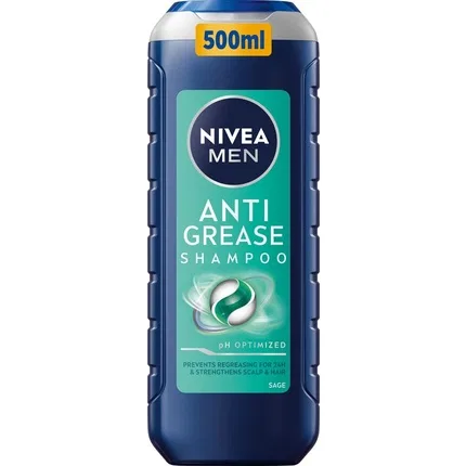 Шампунь против жирности для жирных волос Nivea Men, 500 мл