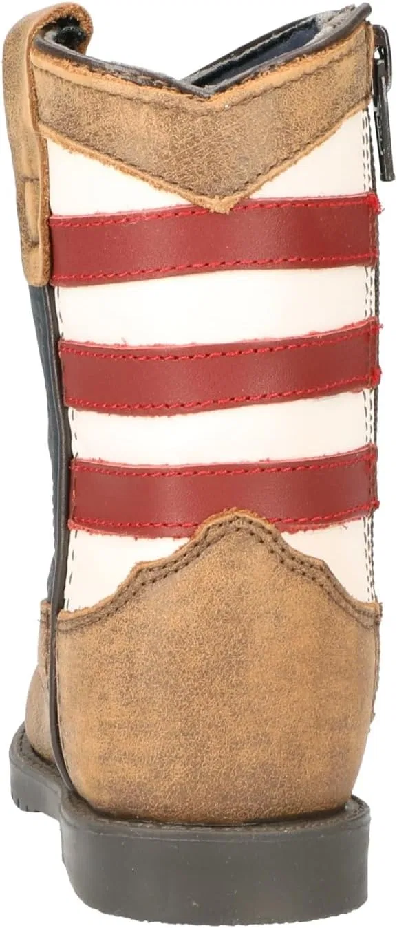 Детские ботинки для девочек с принтом Stars and Stripes Smoky Mountain Boots, Stars And Stripes — фото 3