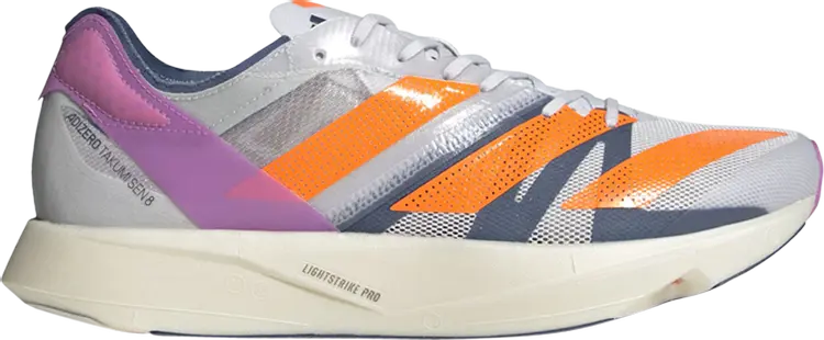 

Кроссовки Adidas Adizero Takumi Sen 8 'Dash Grey Solar Orange', серый