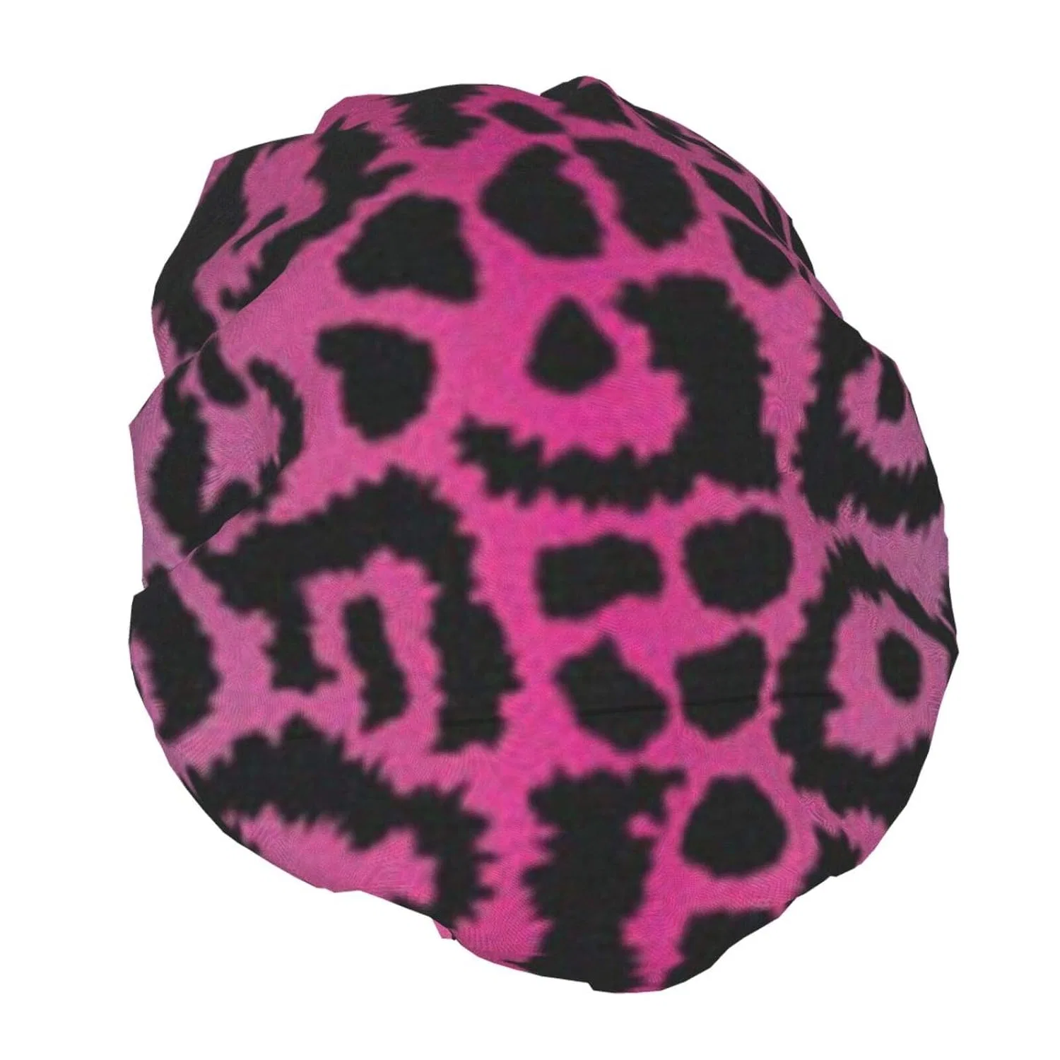 Шапочка для душа Ksodgun, двойная, водонепроницаемая, 27x11 см, Leopard Print — фото 2