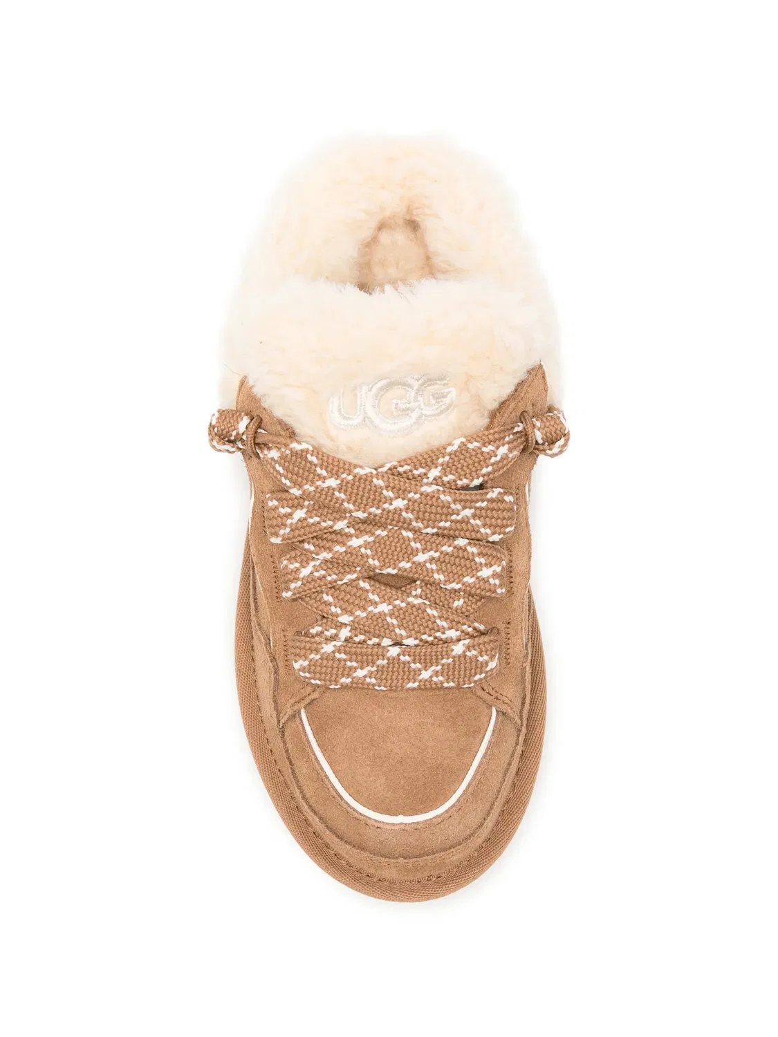 Кроссовки на шнуровке Ugg Kids, коричневый — фото 3