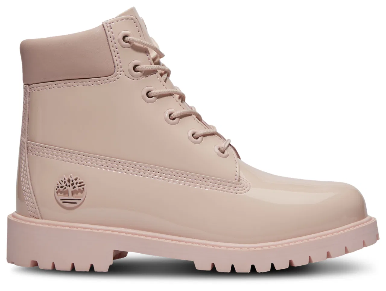 Ботинки для девочек Premium 6" Waterproof Patent Leather Timberland, розовый