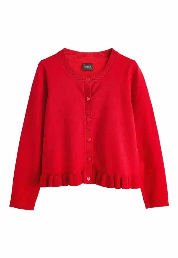 Кардиган из хлопка Cardigan Next, Red, красный — фото 3