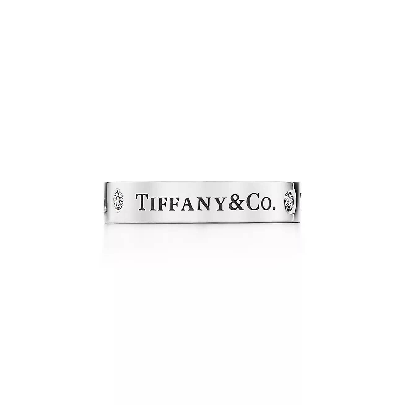 

Кольцо Tiffany & Co Band, платина/бриллианты