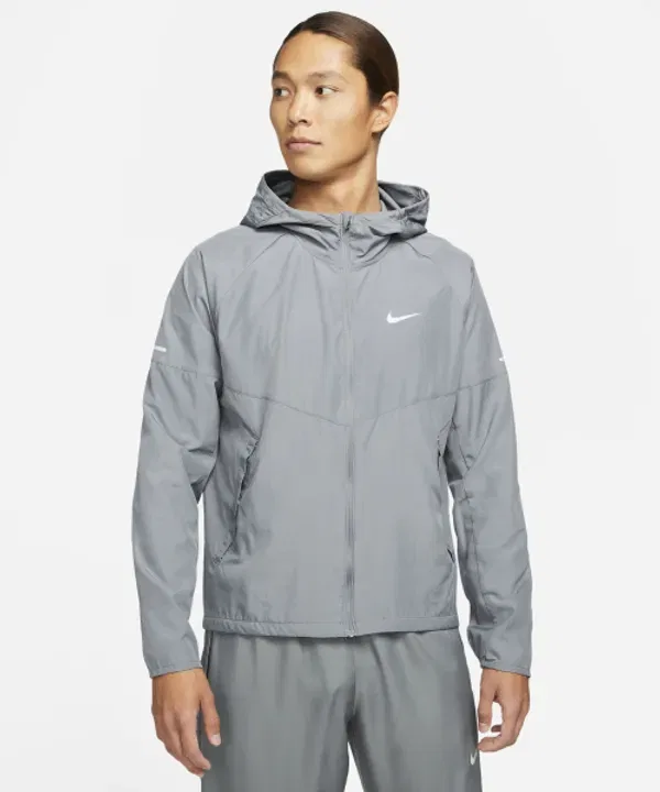 Тренировочная куртка Repel Miler Running, Nike, дымчато-серый