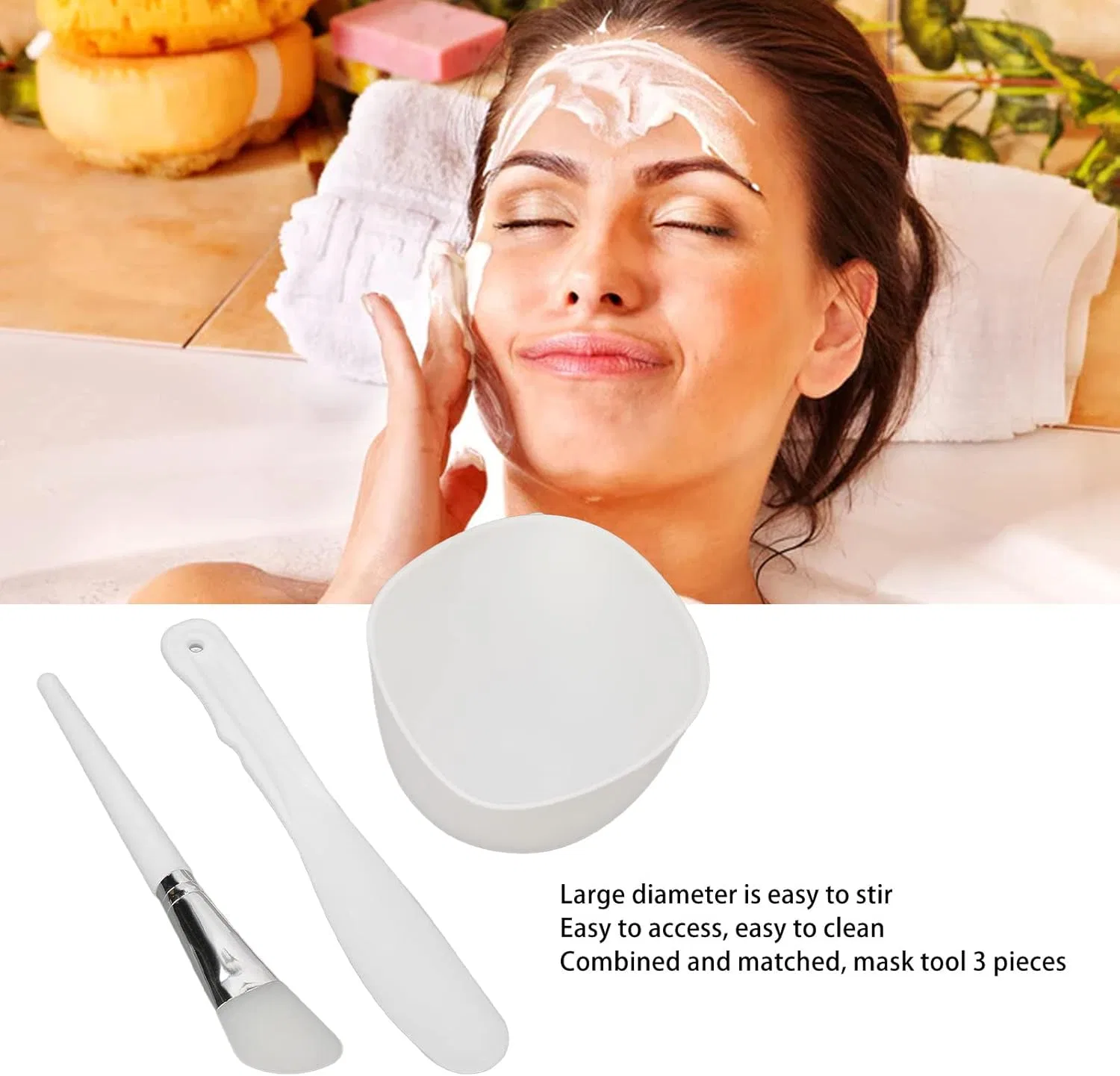 Набор для DIY масок, Silicone Brush, plplaaoo, 3 предмета — фото 3