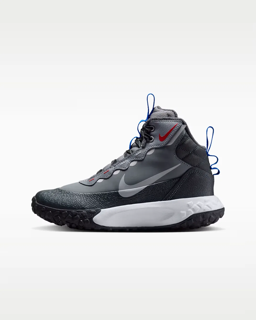 Детские ботинки с отражающими элементами Nike Terrascout, Cool Grey/Anthracite/University Red/Pure Platinum