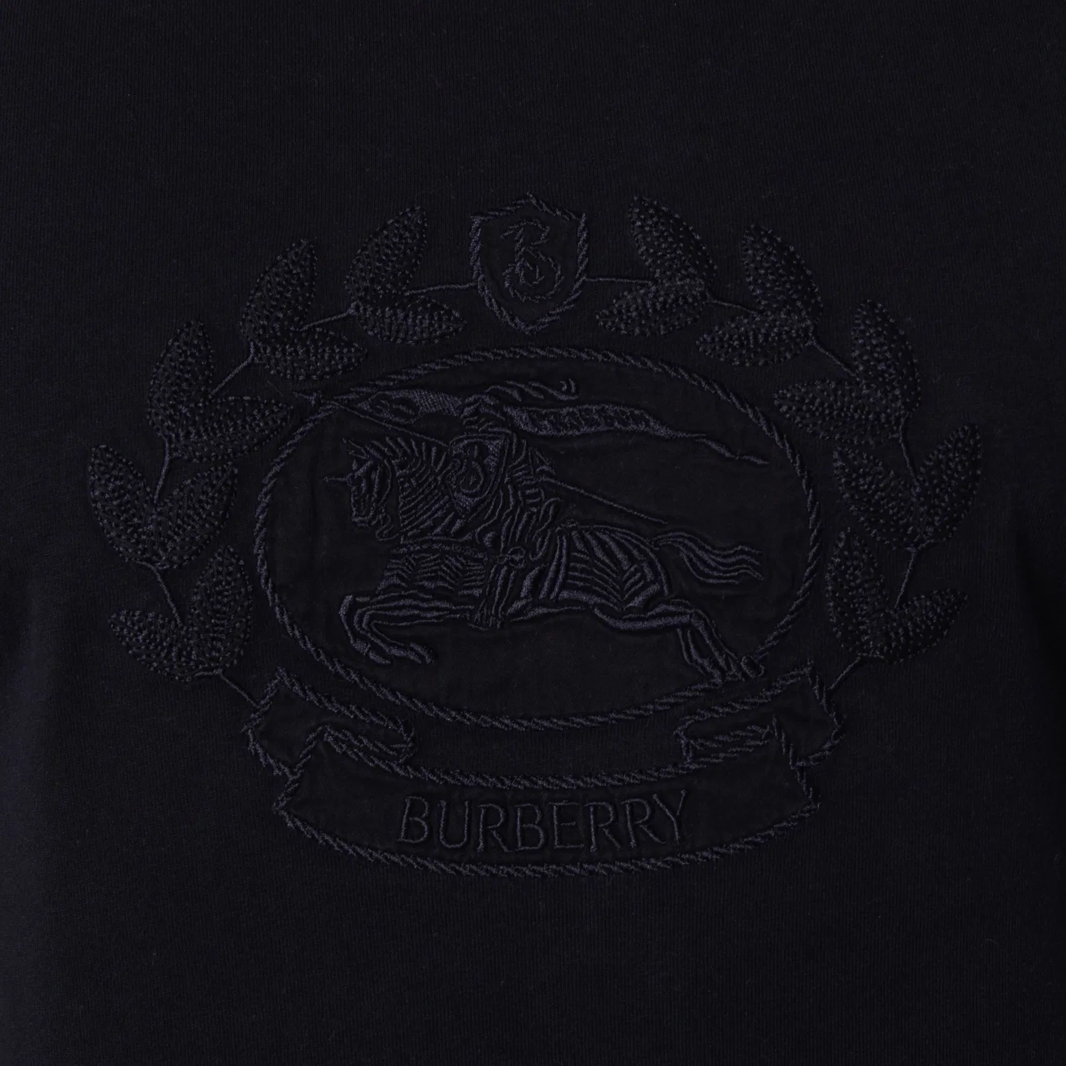 Футболка хлопковая EKD Cotton T-shirt Burberry, Black — фото 2