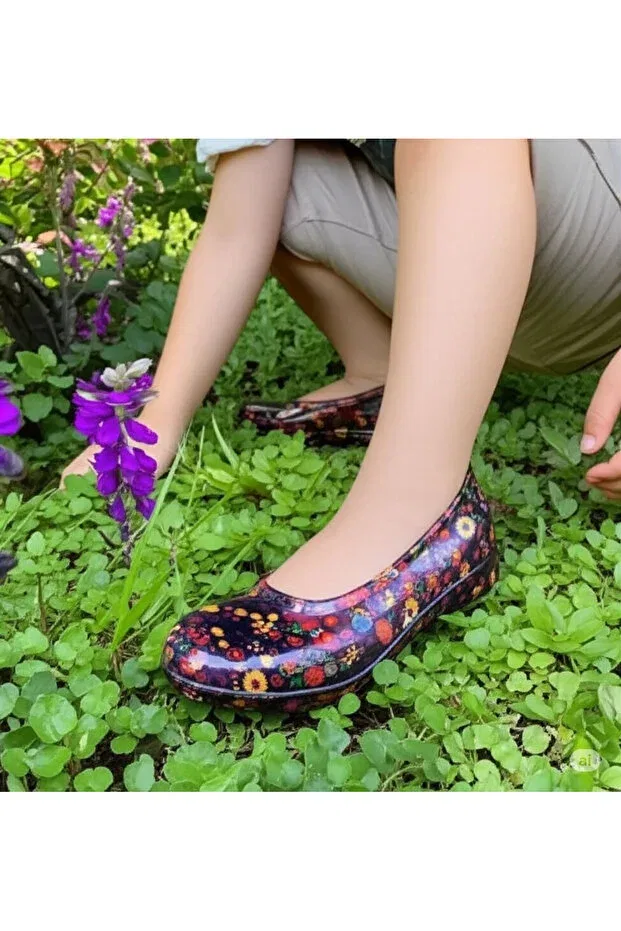Детские туфли для девочек с принтом Filet Floral Garden And Agriculture Generic Brands, Красный