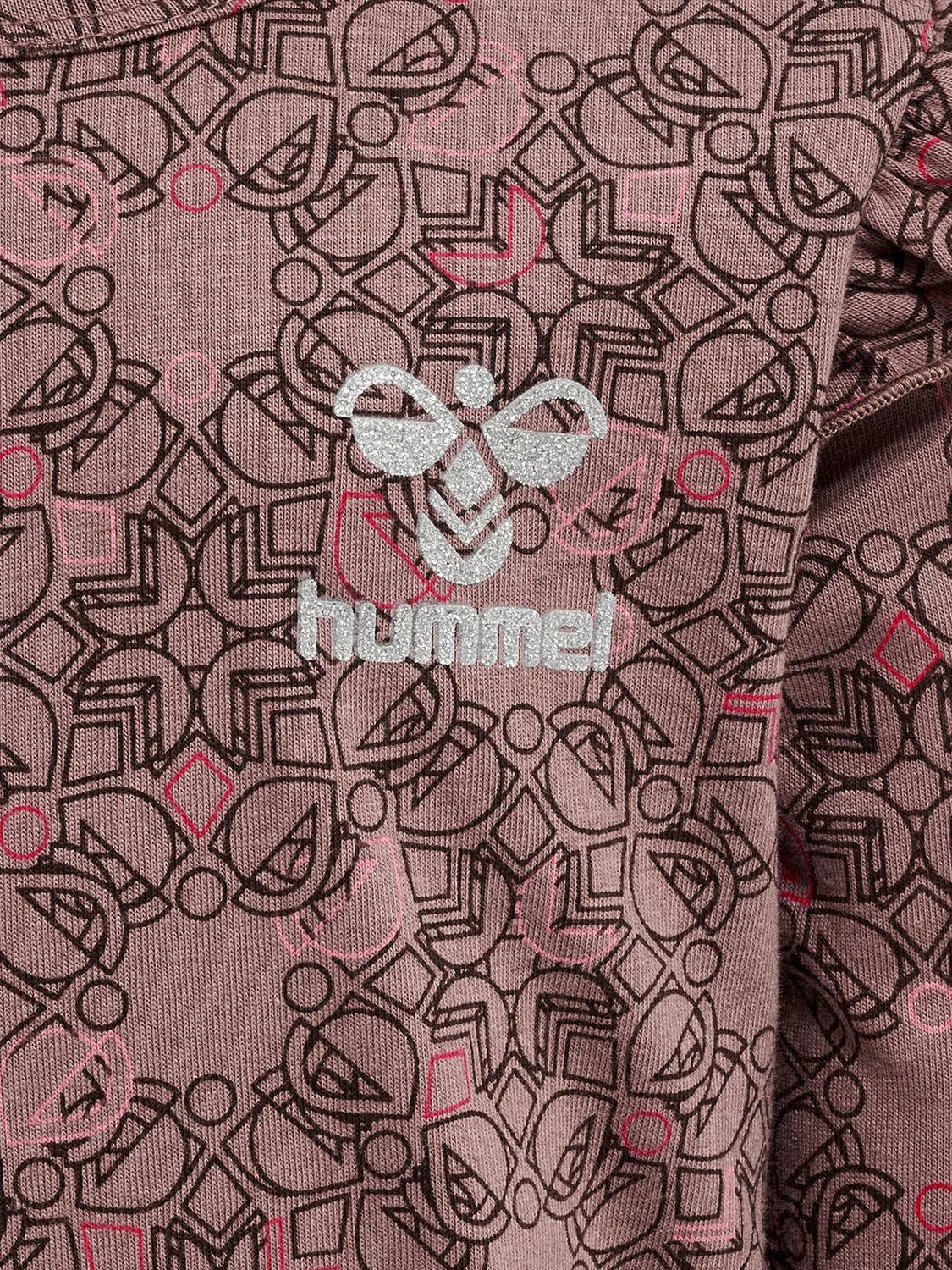 Детская футболка с длинным рукавом Fia Hummel, Violett Taupebeige — фото 3