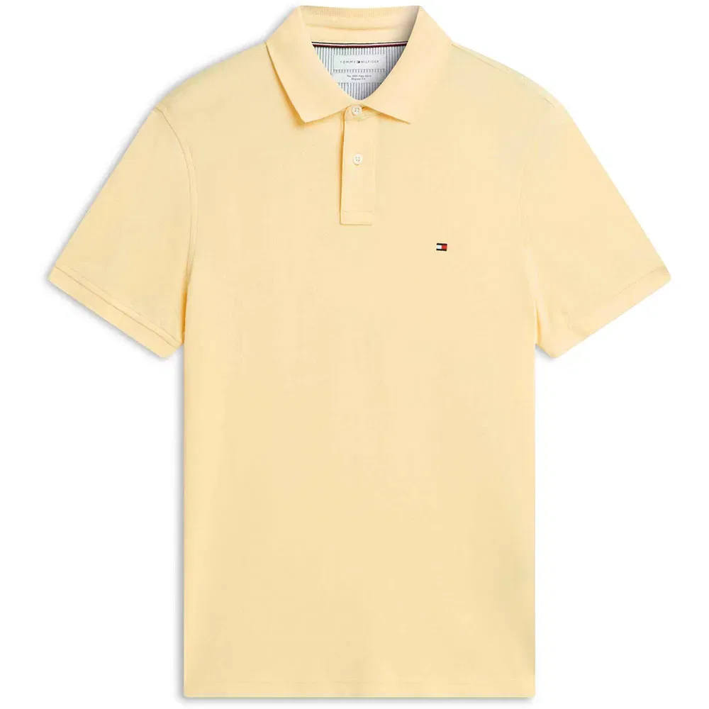 Мужское поло с коротким рукавом 1985 Tommy hilfiger, Yellow