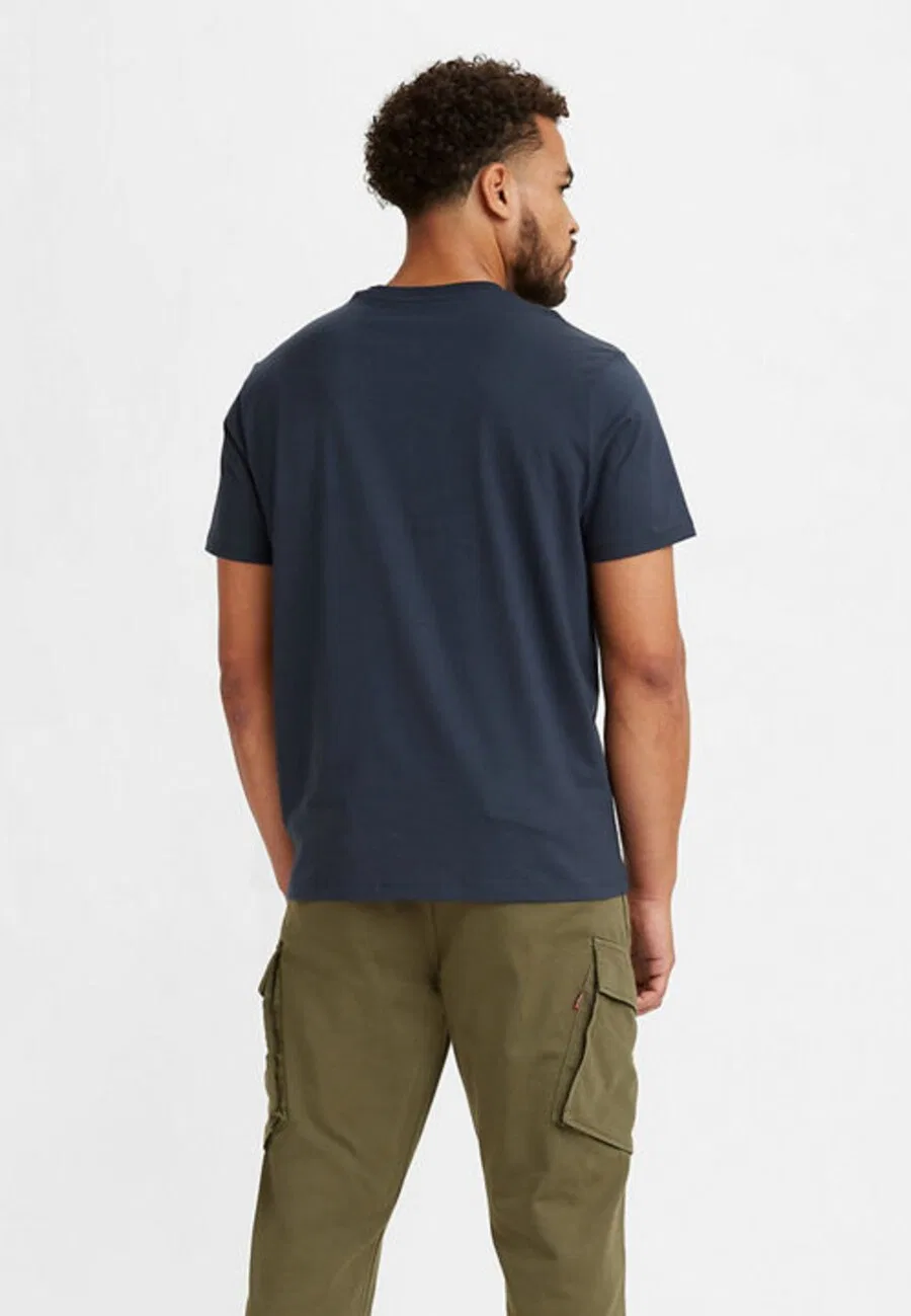 Футболка LEVI'S Regular, темно-синяя — фото 4