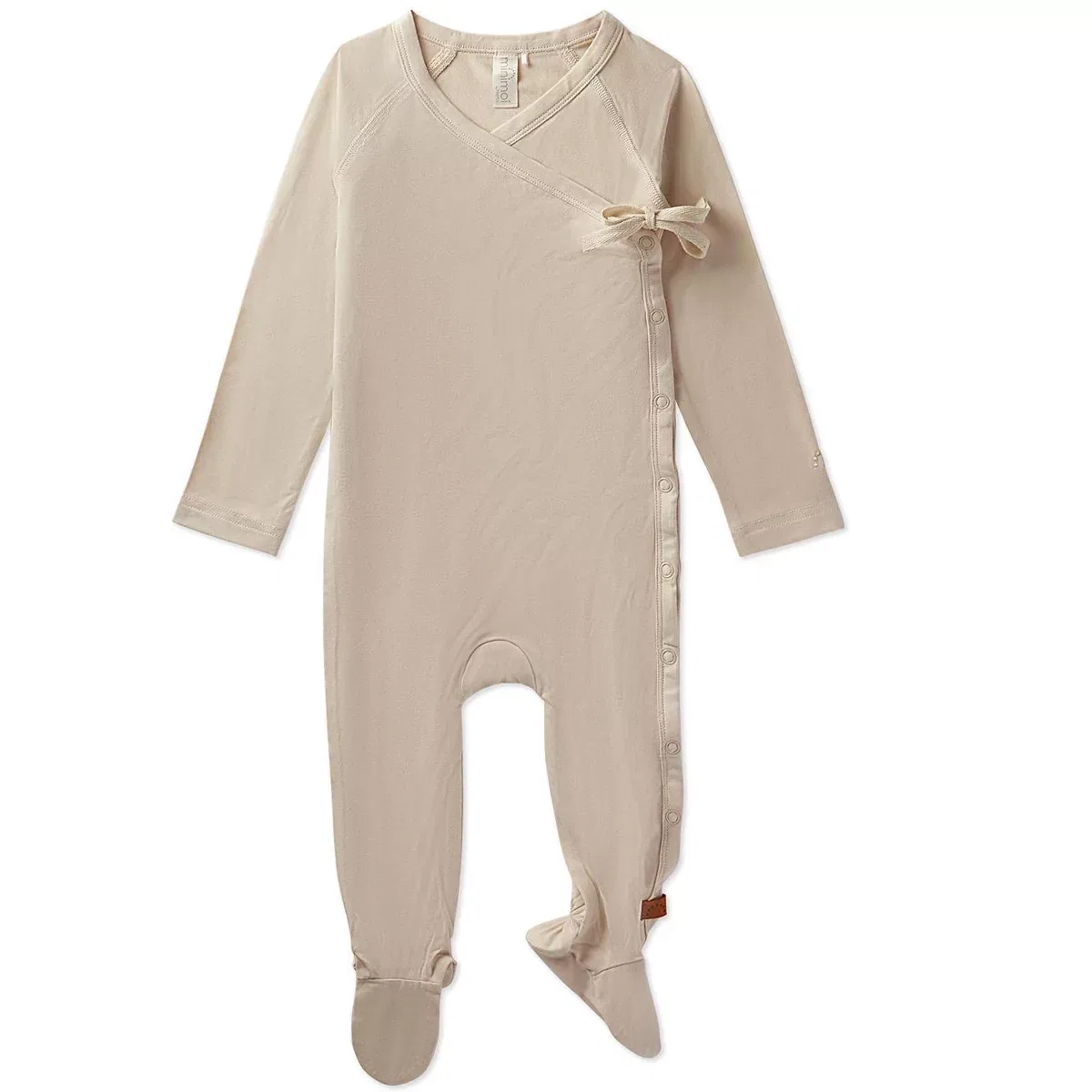 Детский боди-комбинезон с длинным рукавом MiniMoi ONLINE UNIQUE RTW MISSY, Latte