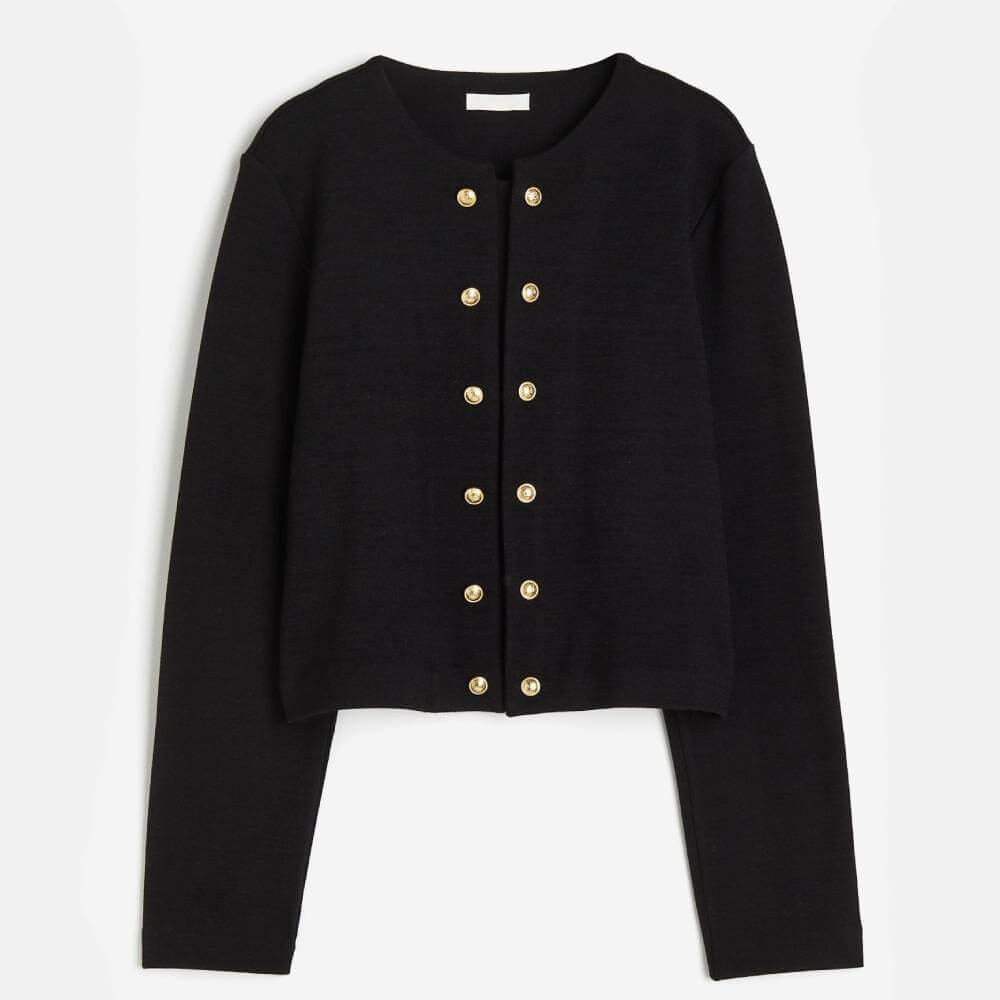 

Кардиган H&M Jersey, черный