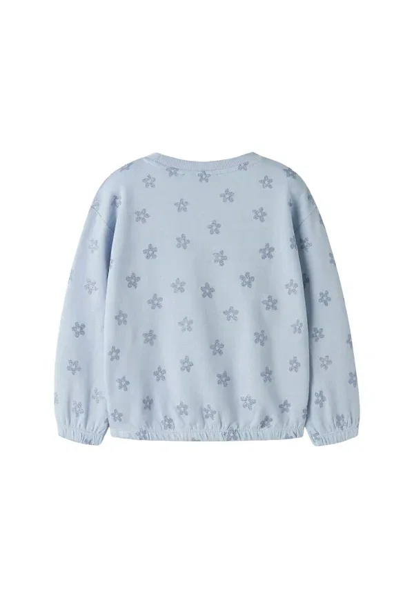Худи с цветочным принтом Sweatshirt Name It, синий — фото 2